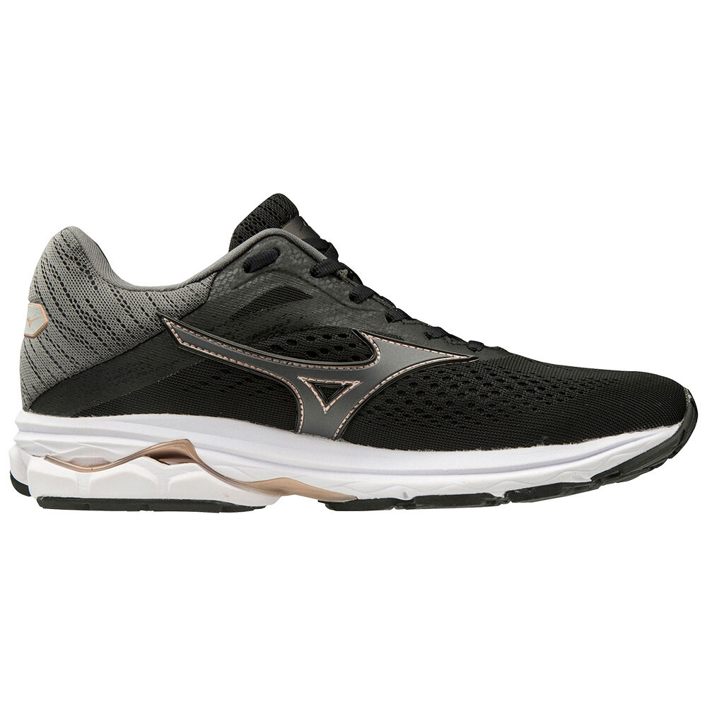 Mizuno WAVE RIDER 23 Löparskor Dam Svarta Grå | 593710NEF