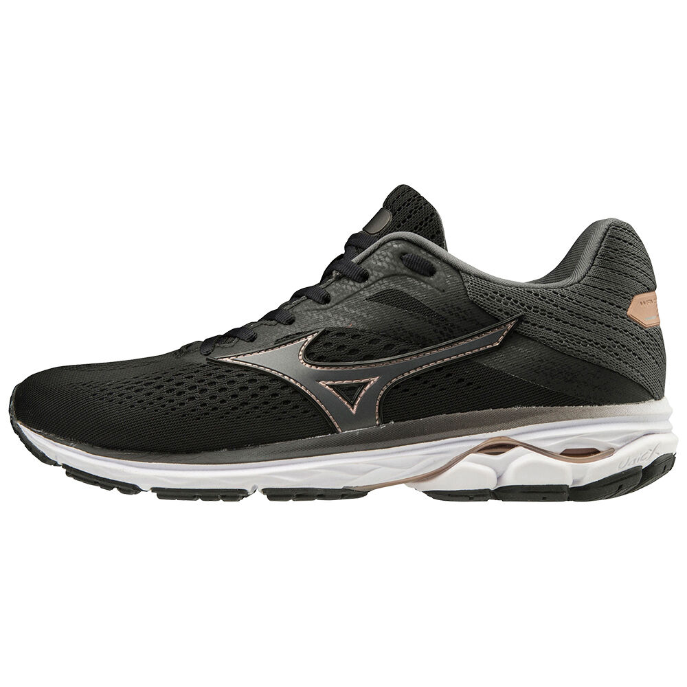 Mizuno WAVE RIDER 23 Löparskor Dam Svarta Grå | 593710NEF