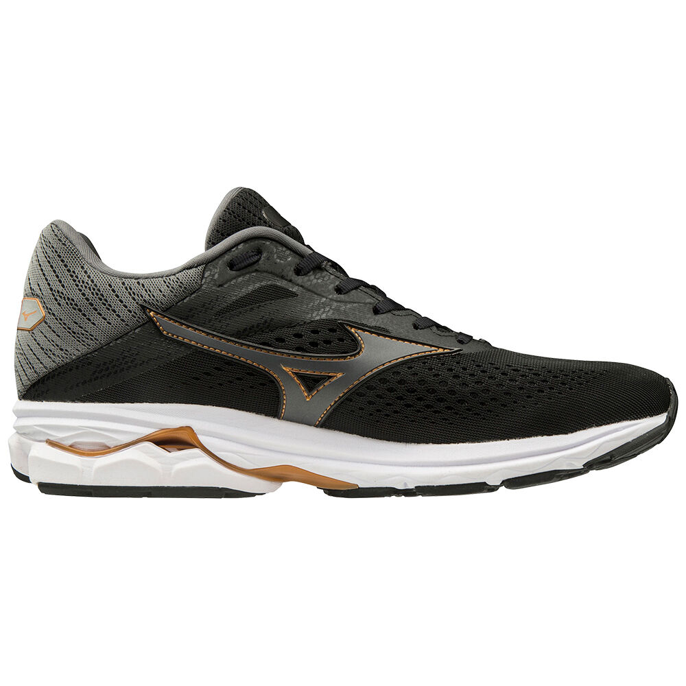 Mizuno WAVE RIDER 23 Löparskor Herr Svarta Grå | 892367XIV