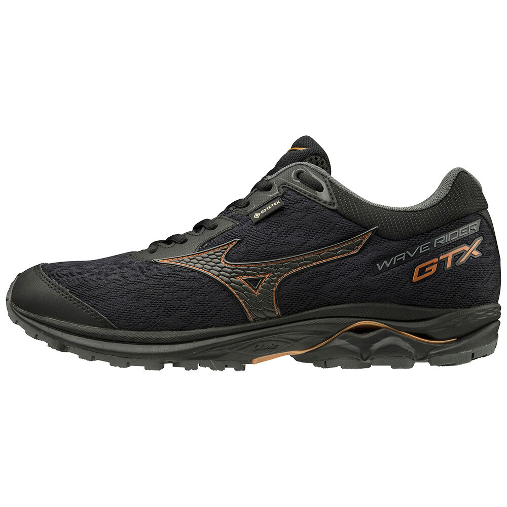 Mizuno WAVE RIDER GTX Trail löparskor Herr Svarta | 617985CHO