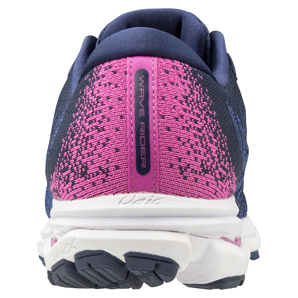 Mizuno WAVE RIDER WAVEKNIT3 Löparskor Dam Blå Rosa | 379421PEJ