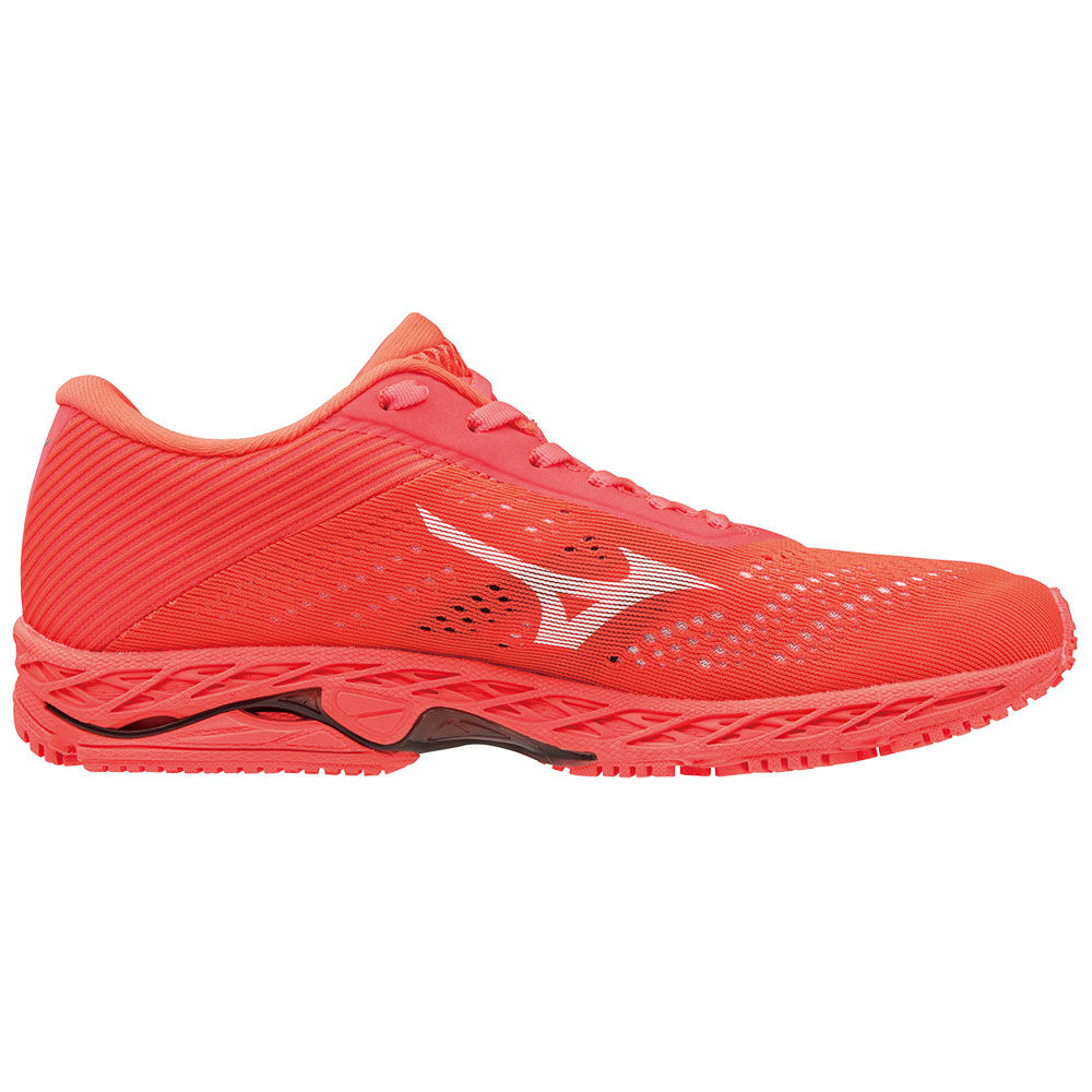 Mizuno WAVE SHADOW 3 Löparskor Dam Korall Vita | 134572JUB