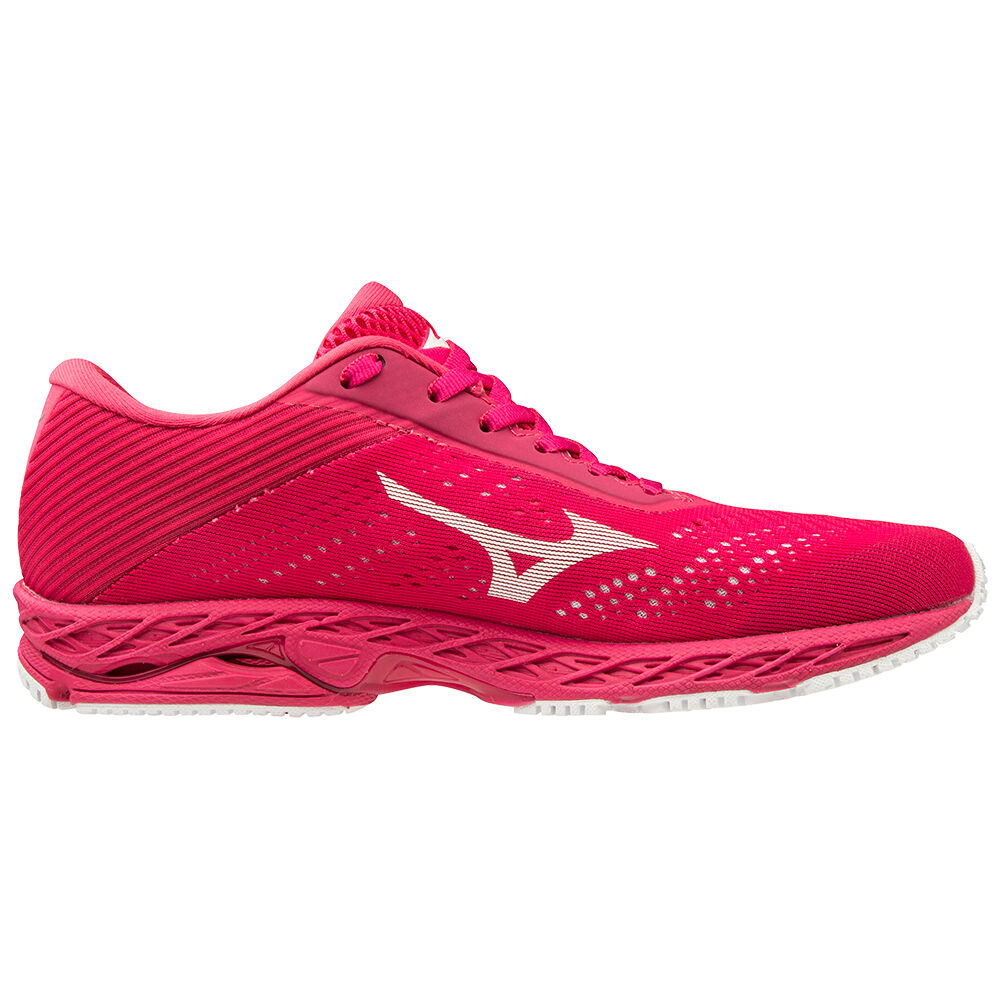 Mizuno WAVE SHADOW 3 Löparskor Dam Rosa Röda Vita | 598064WDZ