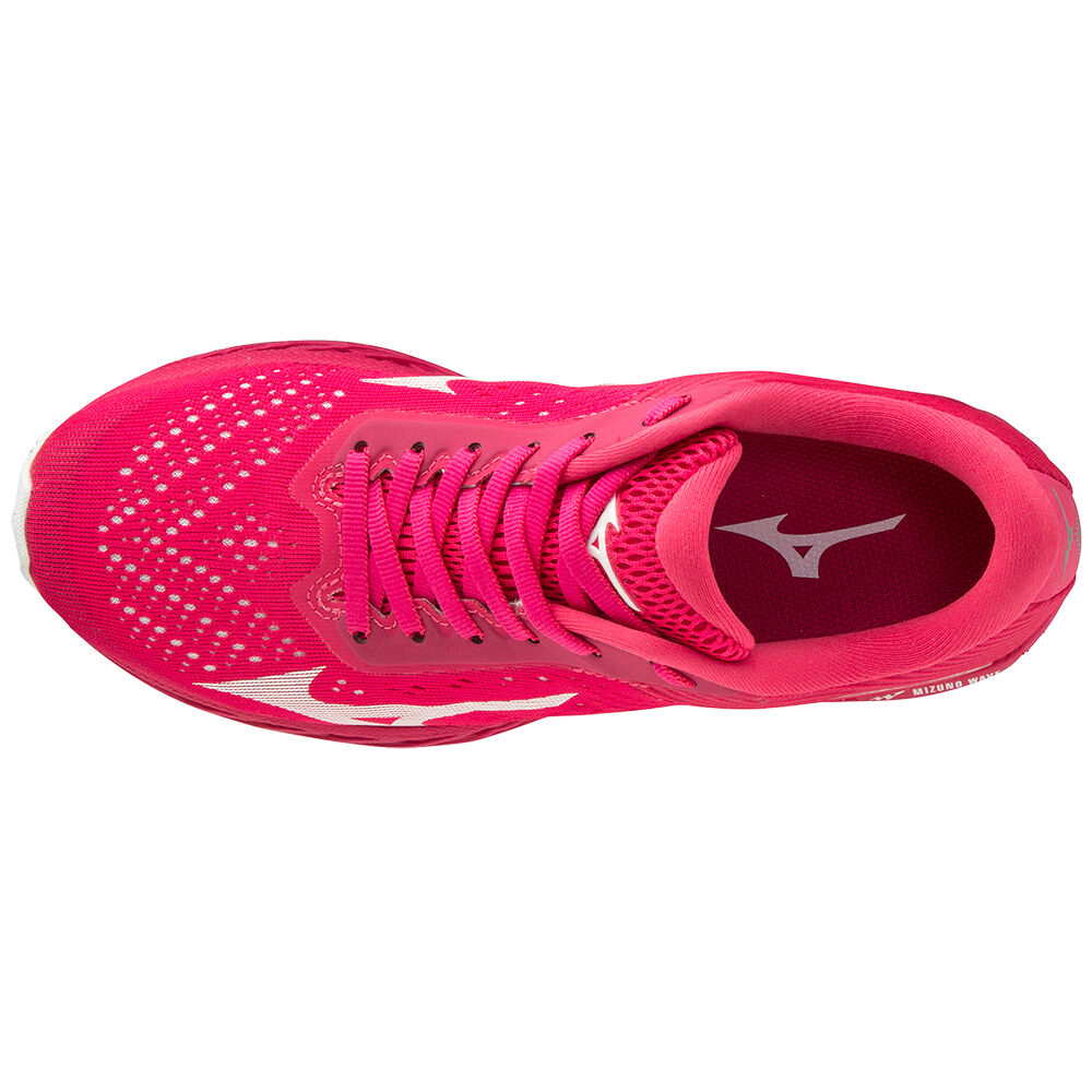 Mizuno WAVE SHADOW 3 Löparskor Dam Rosa Röda Vita | 598064WDZ