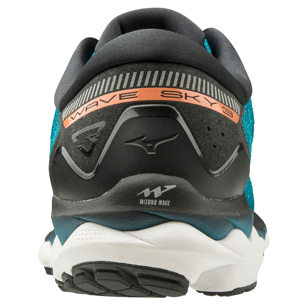 Mizuno WAVE SKY 3 Löparskor Herr Blå Svarta | 935427XRE