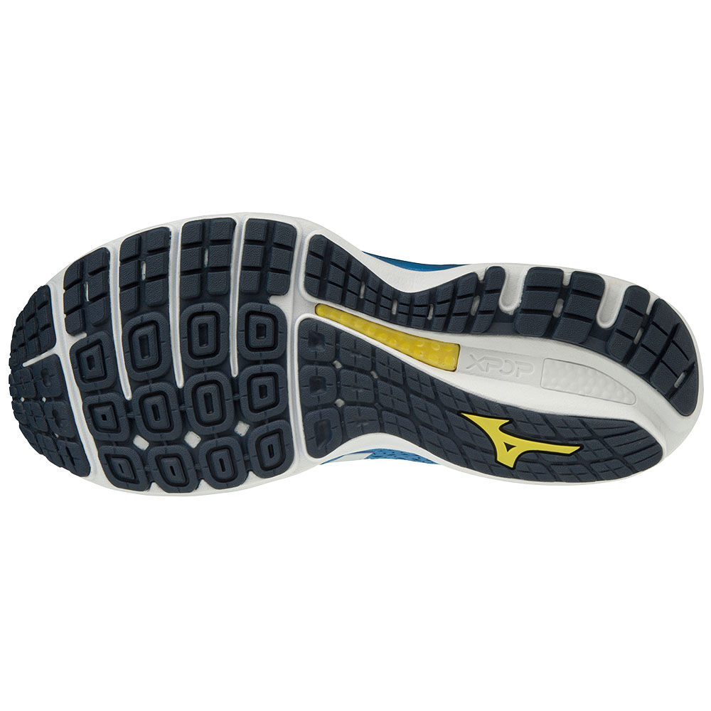 Mizuno WAVE SKY 3 Löparskor Herr Blå Vita Gula | 603158JSU