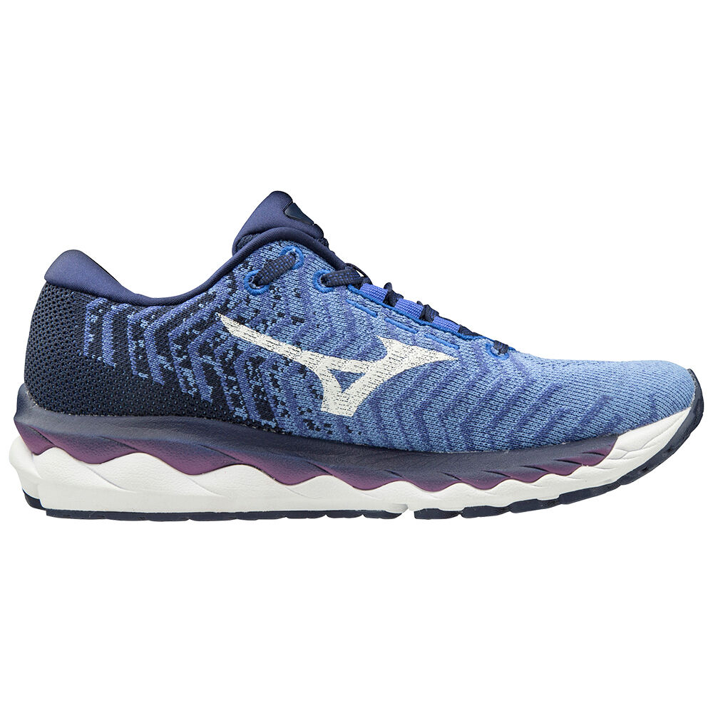 Mizuno WAVE SKY WAVEKNIT 3 Löparskor Dam Blå Lila | 436015MOS