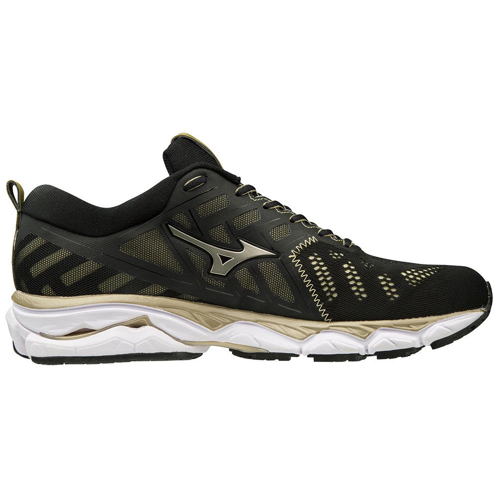 Mizuno WAVE ULTIMA 11 AMSTERDAM Löparskor Dam Svarta Guld Vita | 701489SXZ