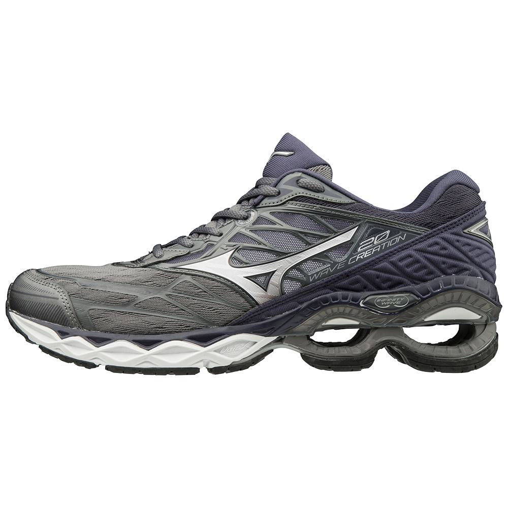 Mizuno Wave Creation 20 Löparskor Herr Grå Silver | 541926QEC