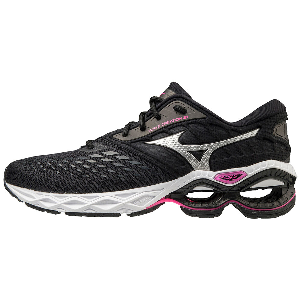 Mizuno Wave Creation 21 Löparskor Dam Svarta Rosa | 748609ZJM