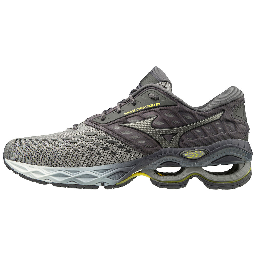 Mizuno Wave Creation 21 Löparskor Herr Grå Silver | 230198GHT