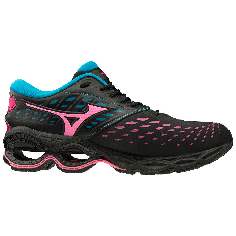 Mizuno Wave Creation LS Sneakers Herr Svarta Rosa Blå | 645219ZVH