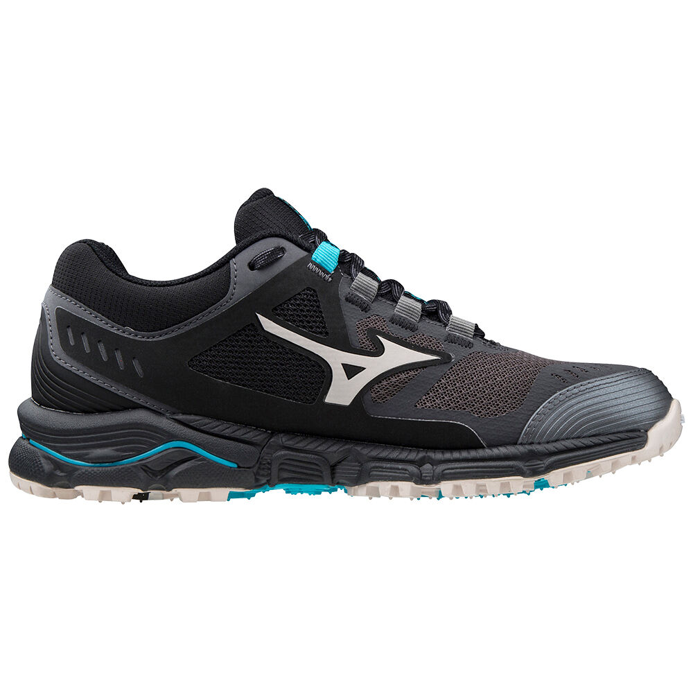 Mizuno Wave Daichi 5 Trail löparskor Dam Svarta Grå Blå | 271960KHF