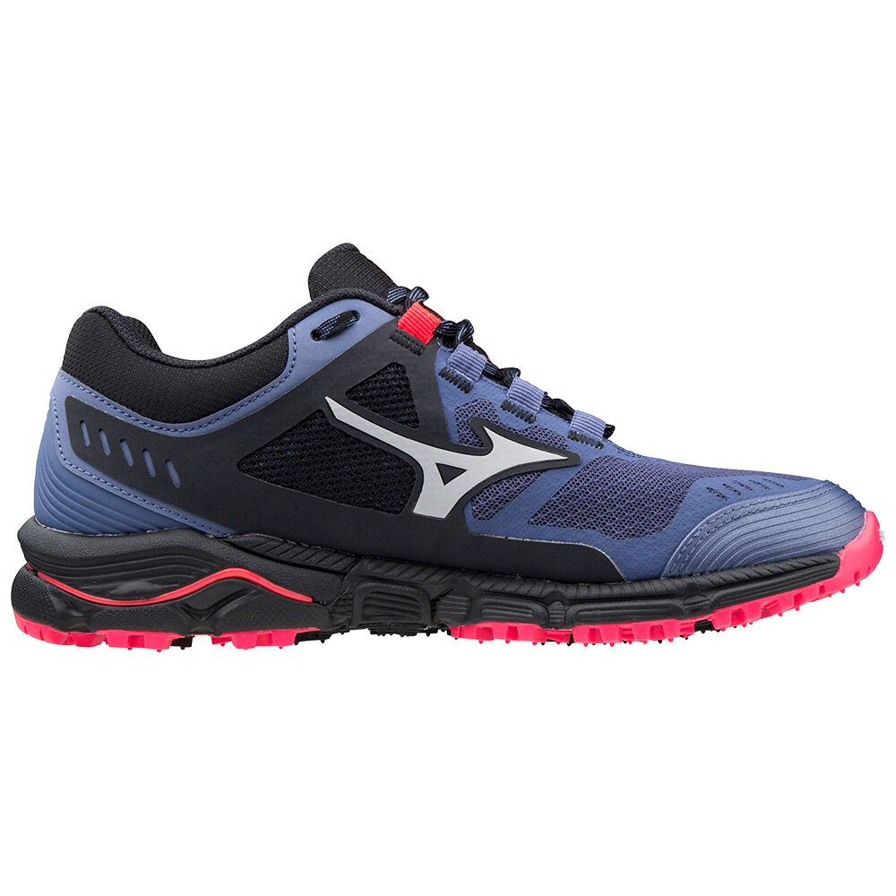 Mizuno Wave Daichi 5 Trail löparskor Dam Blå Svarta | 301247TPU