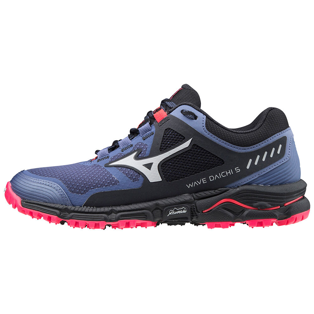 Mizuno Wave Daichi 5 Trail löparskor Dam Blå Svarta | 301247TPU