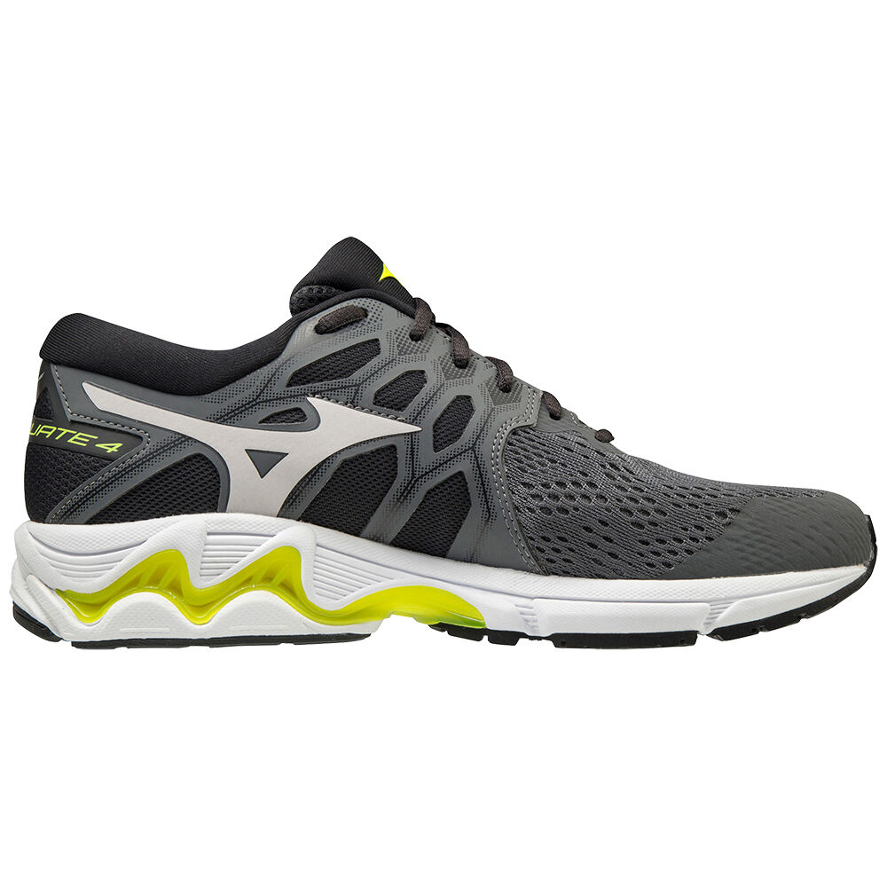 Mizuno Wave Equate 4 Löparskor Herr Grå Gula | 453618KJG