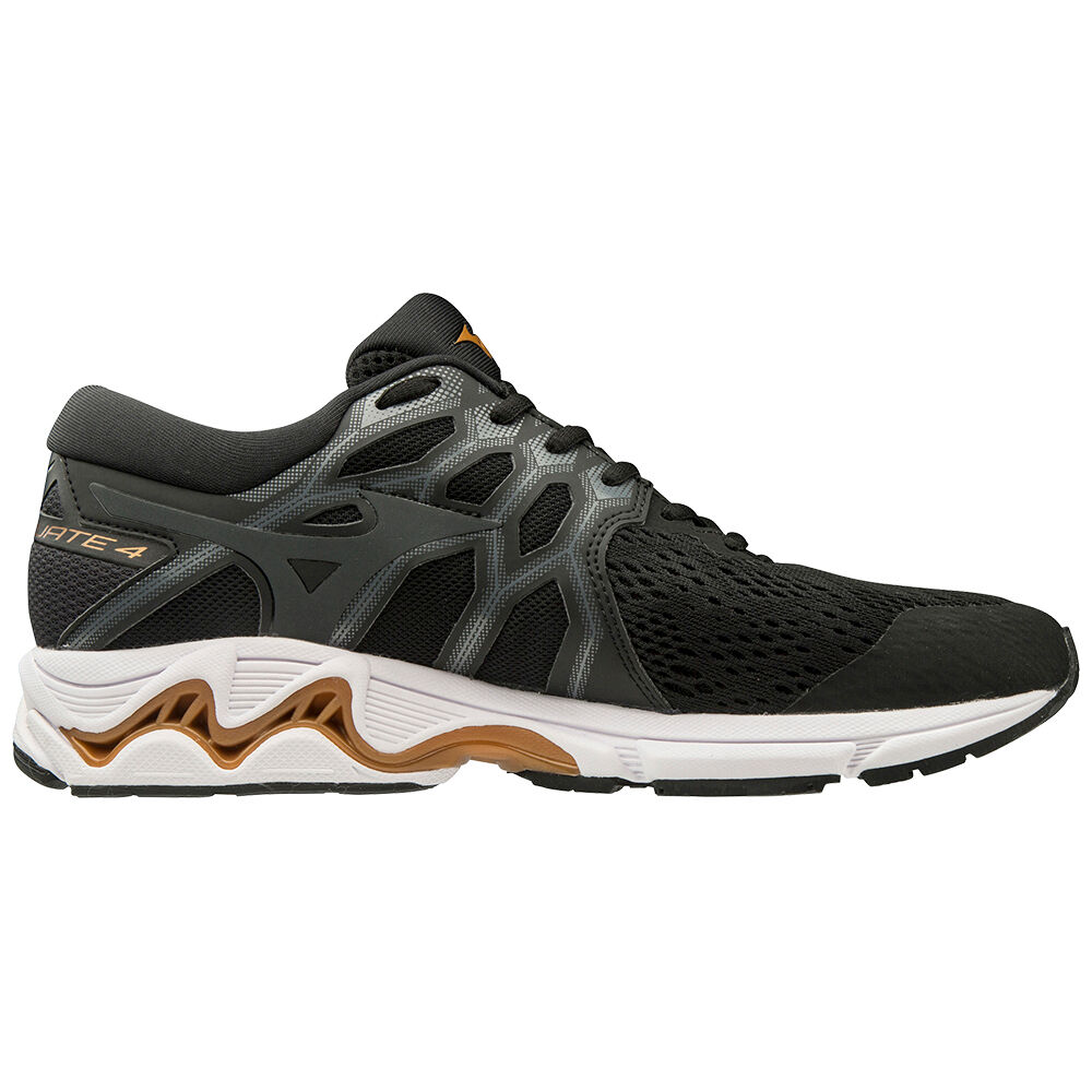 Mizuno Wave Equate 4 Löparskor Herr Svarta Grå | 635124ZQR