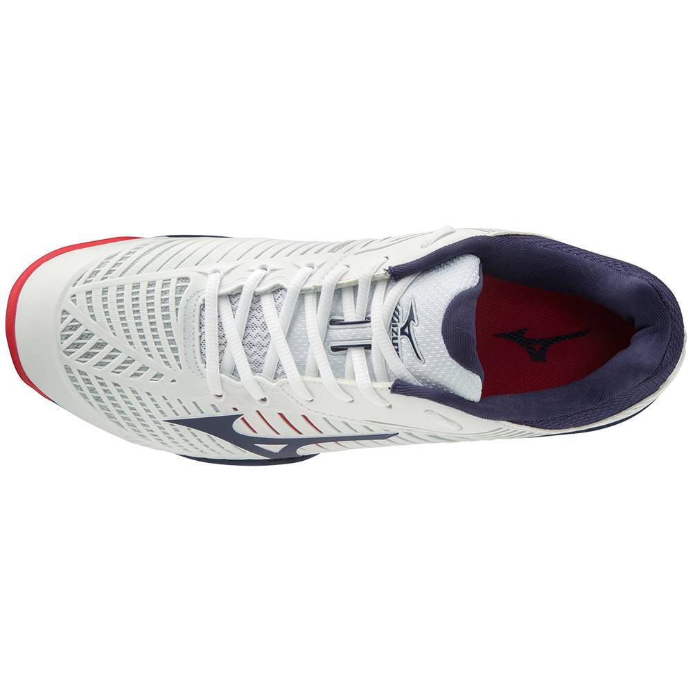 Mizuno Wave Exceed Tour 3 AC Tennisskor Herr Vita | 028957GJK