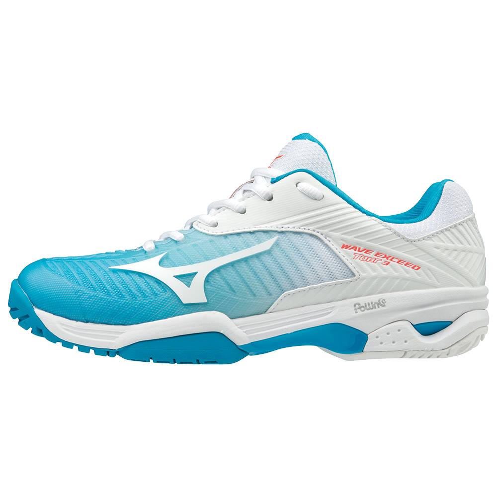 Mizuno Wave Exceed Tour 3 AC Tennisskor Dam Blå Korall | 296318RET