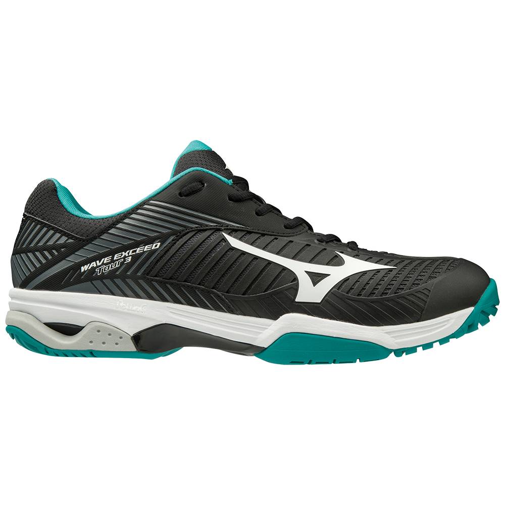 Mizuno Wave Exceed Tour 3 AC Tennisskor Herr Svarta Vita | 610587GYS