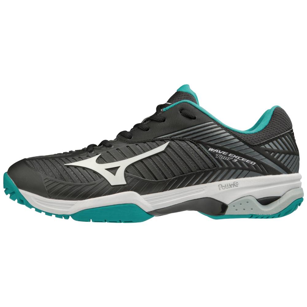 Mizuno Wave Exceed Tour 3 AC Tennisskor Herr Svarta Vita | 610587GYS