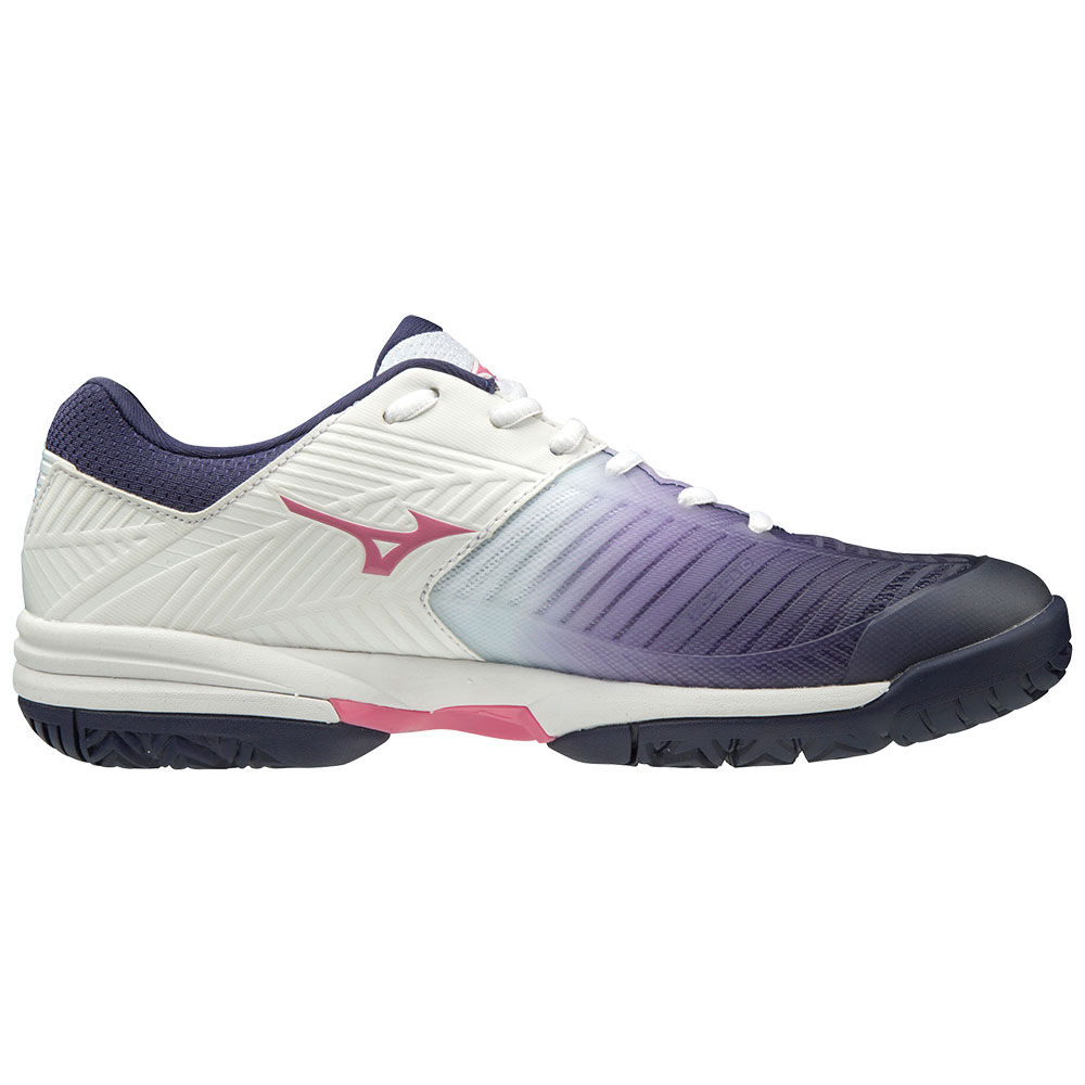 Mizuno Wave Exceed Tour 3 AC Tennisskor Dam Vita Lila Rosa | 639507JDF