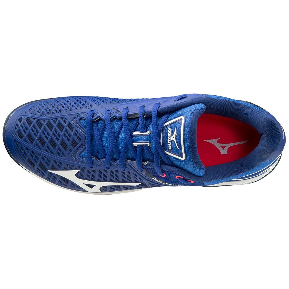 Mizuno Wave Exceed Tour 4 Ac Tennisskor Herr Blå Vita | 736402QWO