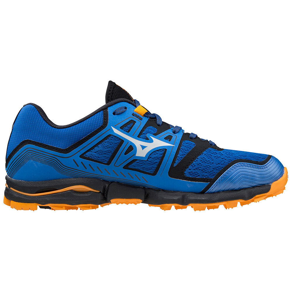 Mizuno Wave Hayate 6 Trail löparskor Herr Blå Orange | 587632XOE