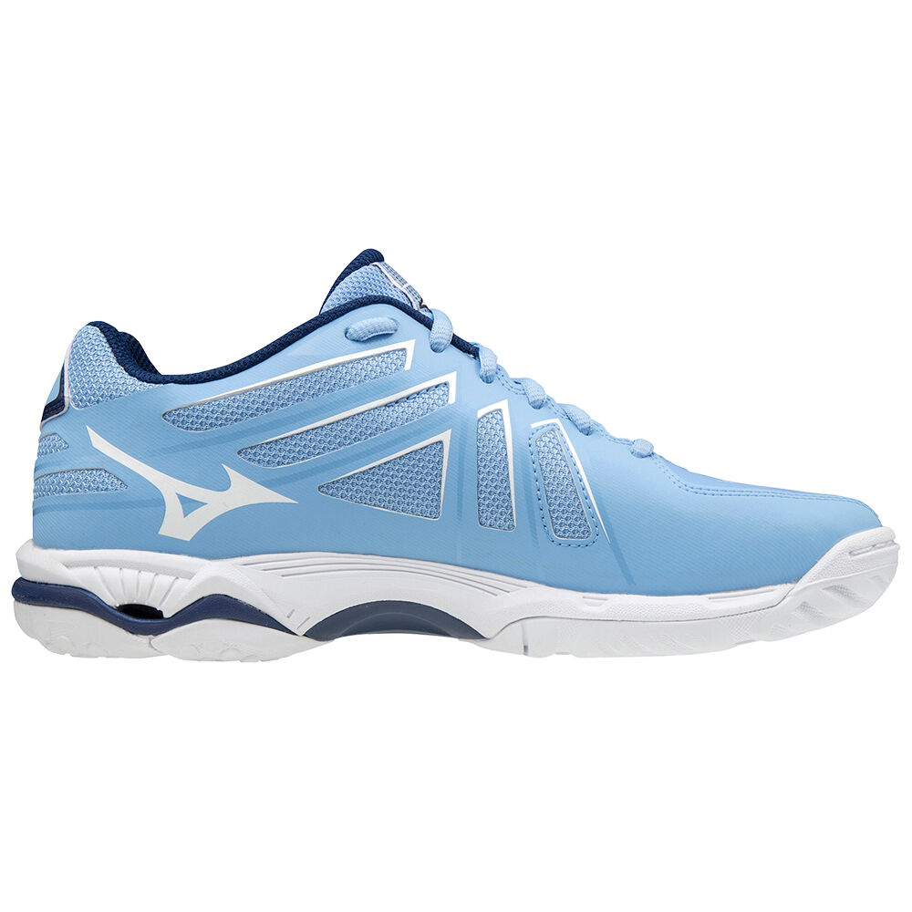 Mizuno Wave Hurricane 3 Volleybollskor Dam Blå Vita | 240567HPM