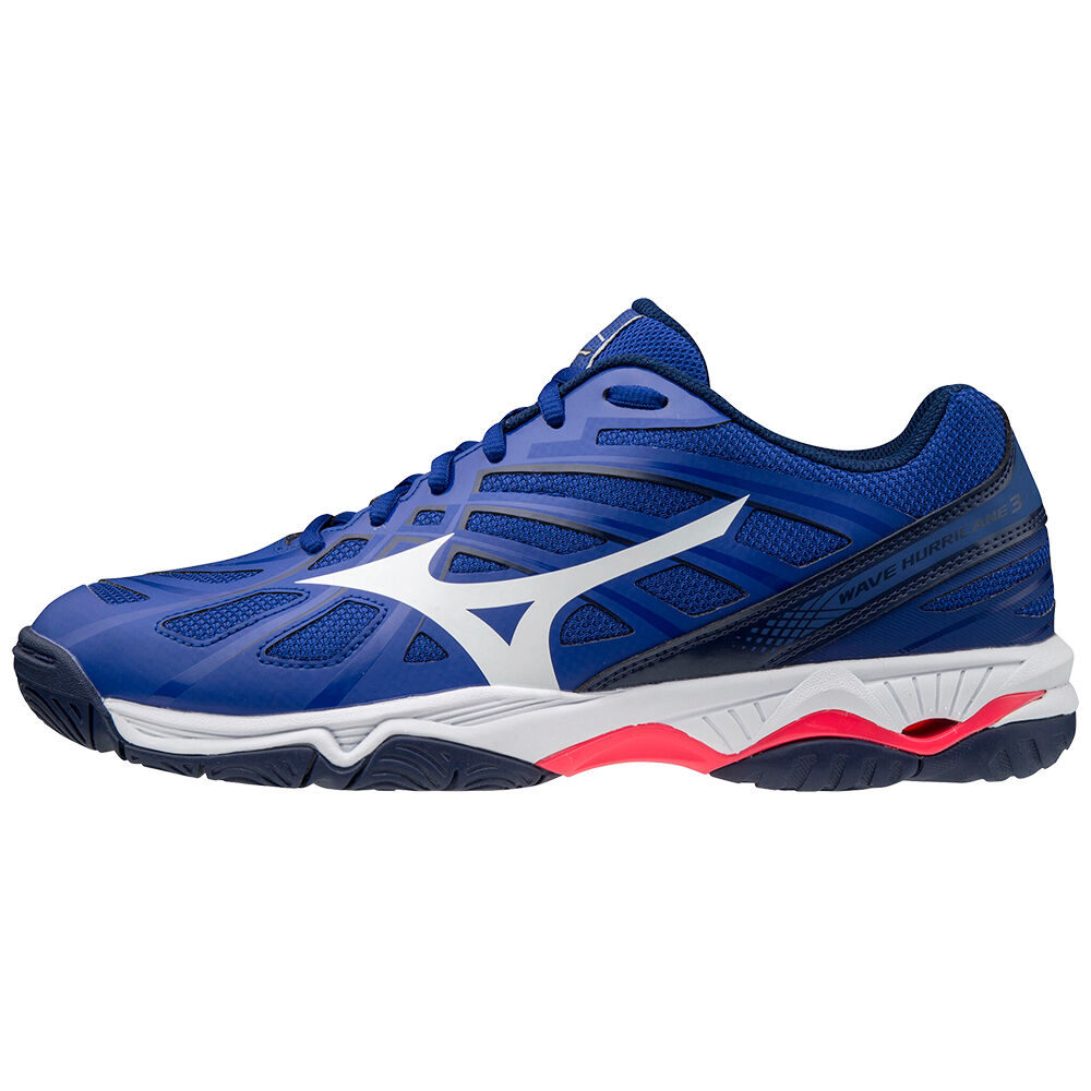 Mizuno Wave Hurricane 3 Volleybollskor Herr Blå Vita Rosa | 243178UCT