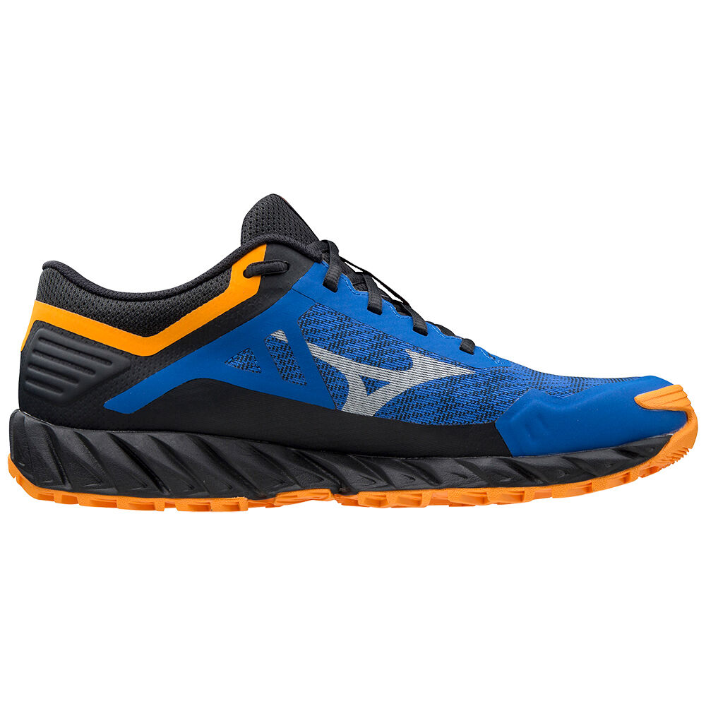 Mizuno Wave Ibuki 3 Trail löparskor Herr Blå Orange | 701894DSQ