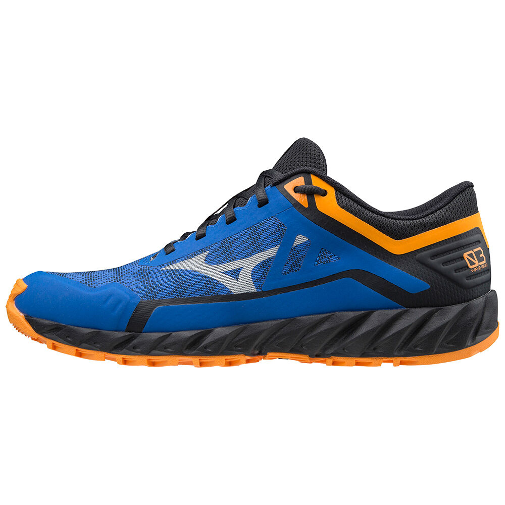 Mizuno Wave Ibuki 3 Trail löparskor Herr Blå Orange | 701894DSQ