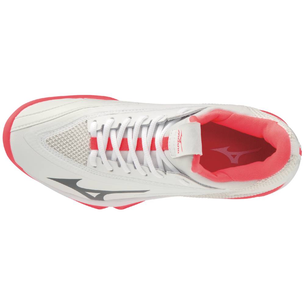 Mizuno Wave Impulse Tennisskor Dam Vita Korall | 835916BTP