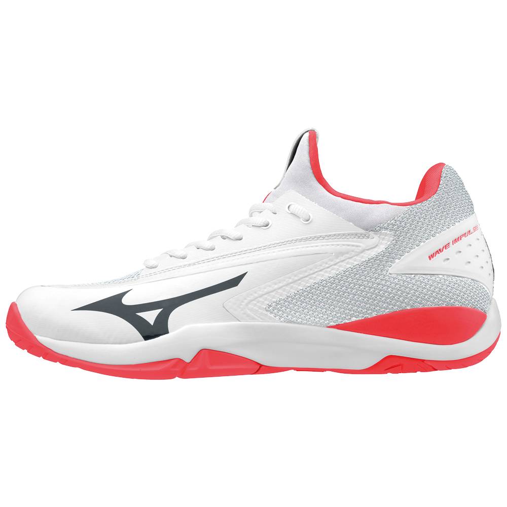 Mizuno Wave Impulse Tennisskor Dam Vita Korall | 835916BTP