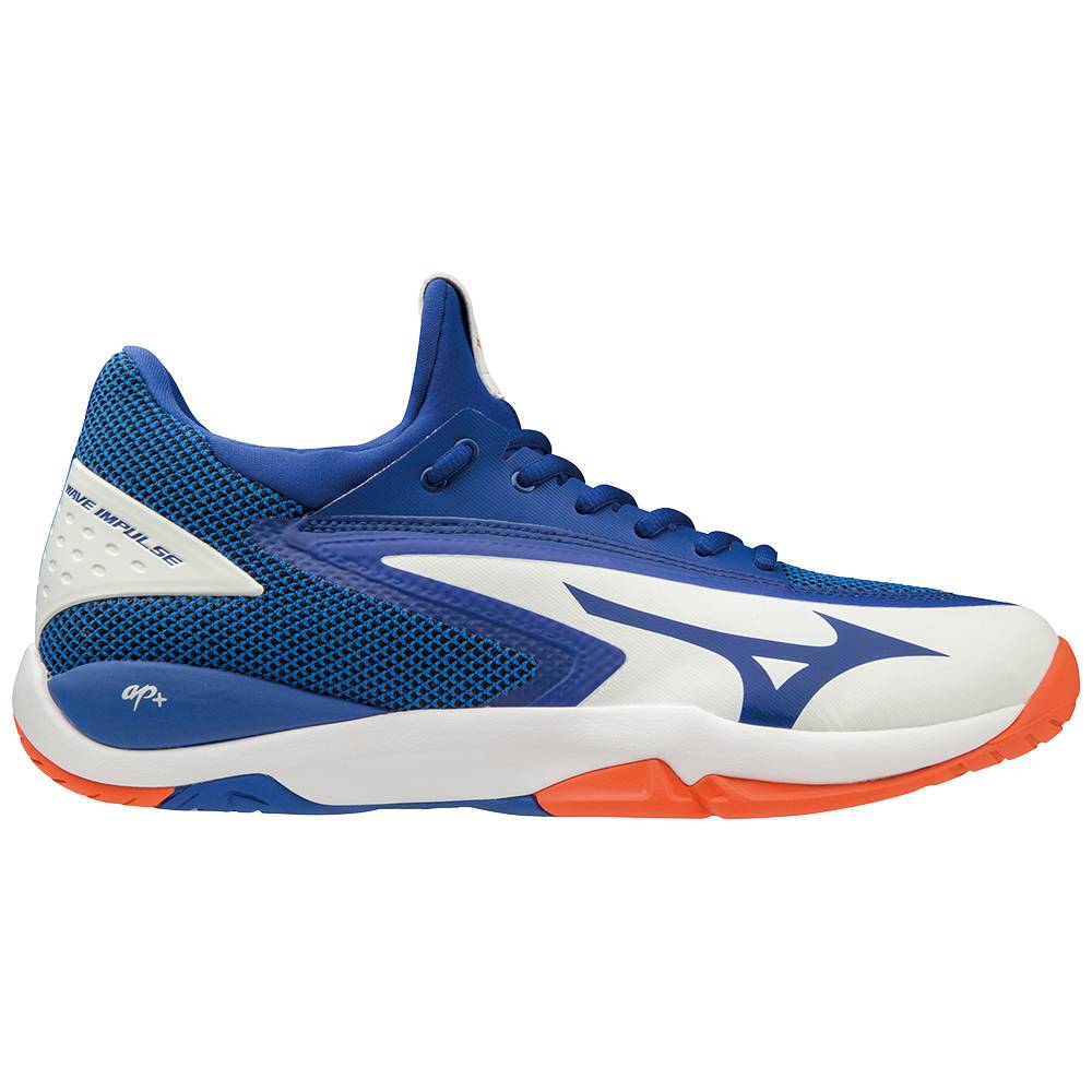 Mizuno Wave Impulse Tennisskor Herr Vita Blå | 482096ZIU