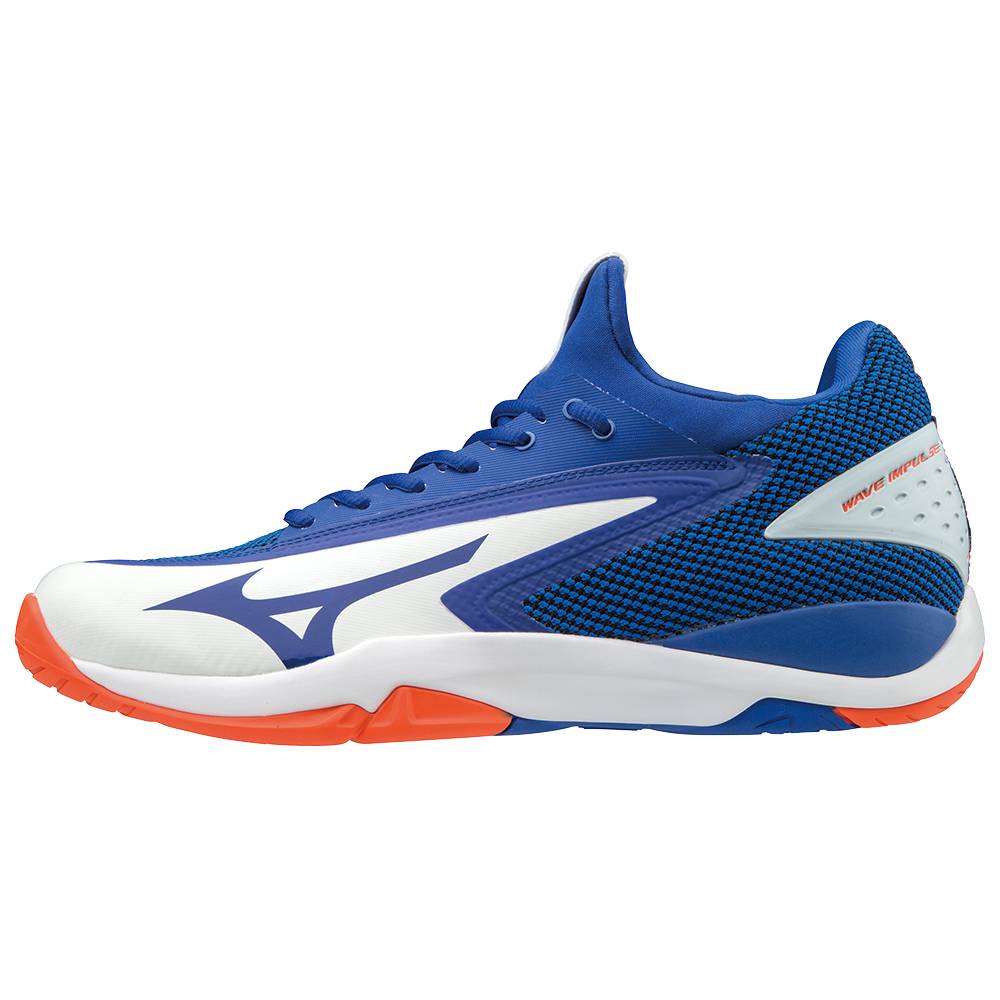 Mizuno Wave Impulse Tennisskor Herr Vita Blå | 482096ZIU