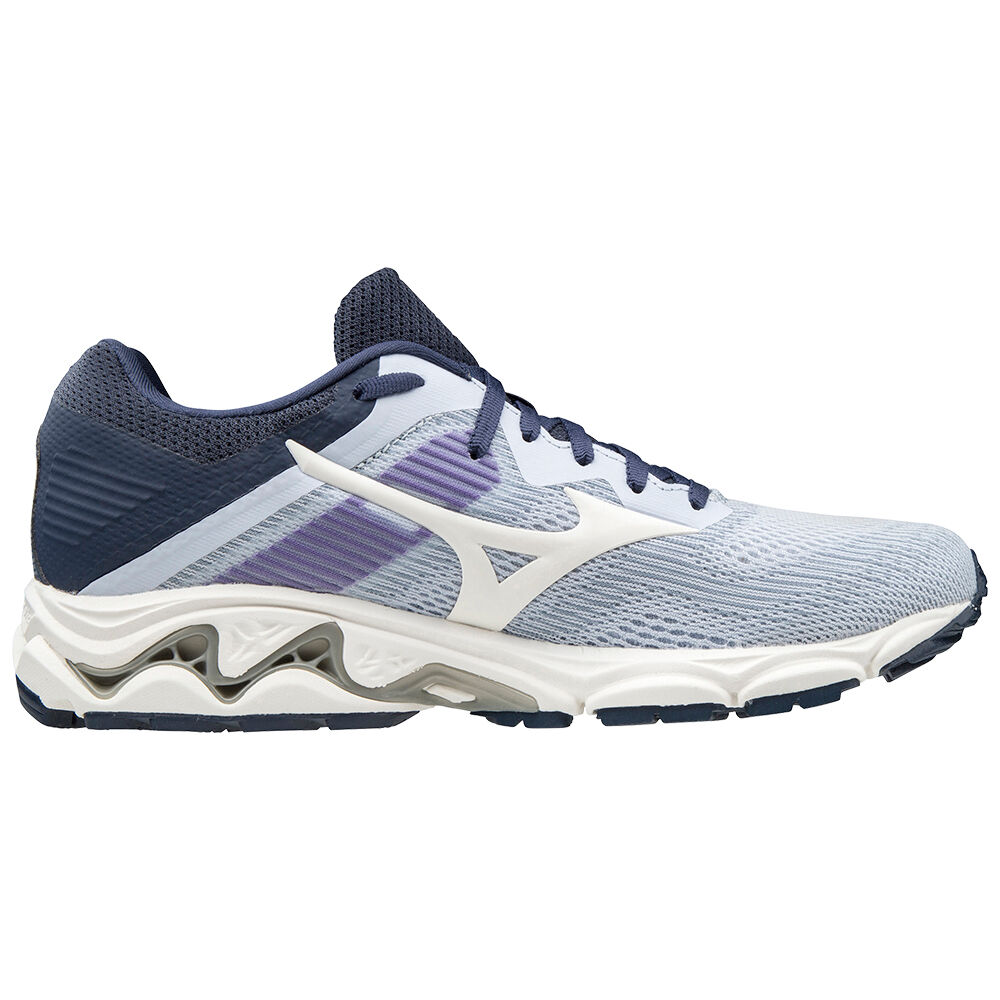 Mizuno Wave Inspire 16 Löparskor Dam Vita Indigo | 842106PXL