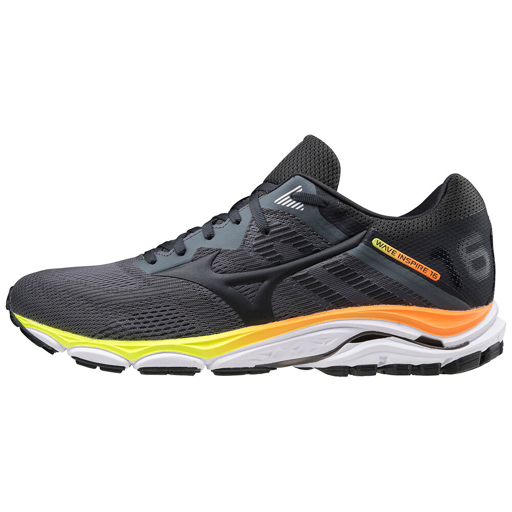 Mizuno Wave Inspire 16 Löparskor Herr Grå | 740985DNM