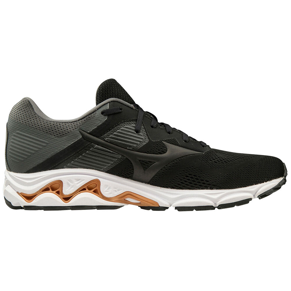 Mizuno Wave Inspire 16 Löparskor Herr Svarta Grå | 183095IMW