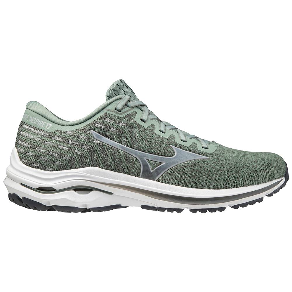 Mizuno Wave Inspire 17 WAVEKNIT Löparskor Herr Gröna | 798315RGS