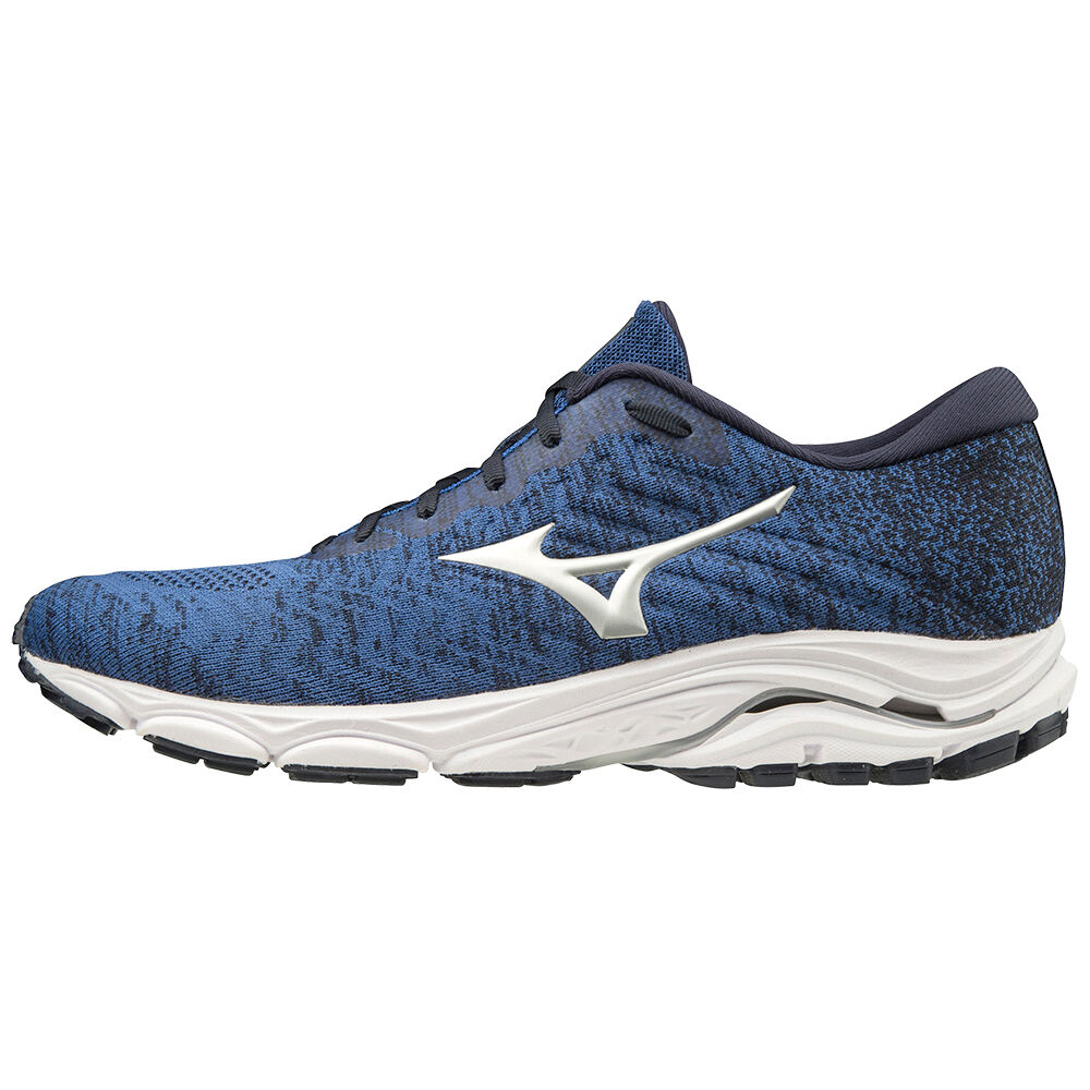 Mizuno Wave Inspire Waveknit Löparskor Herr Marinblå | 794130NPV