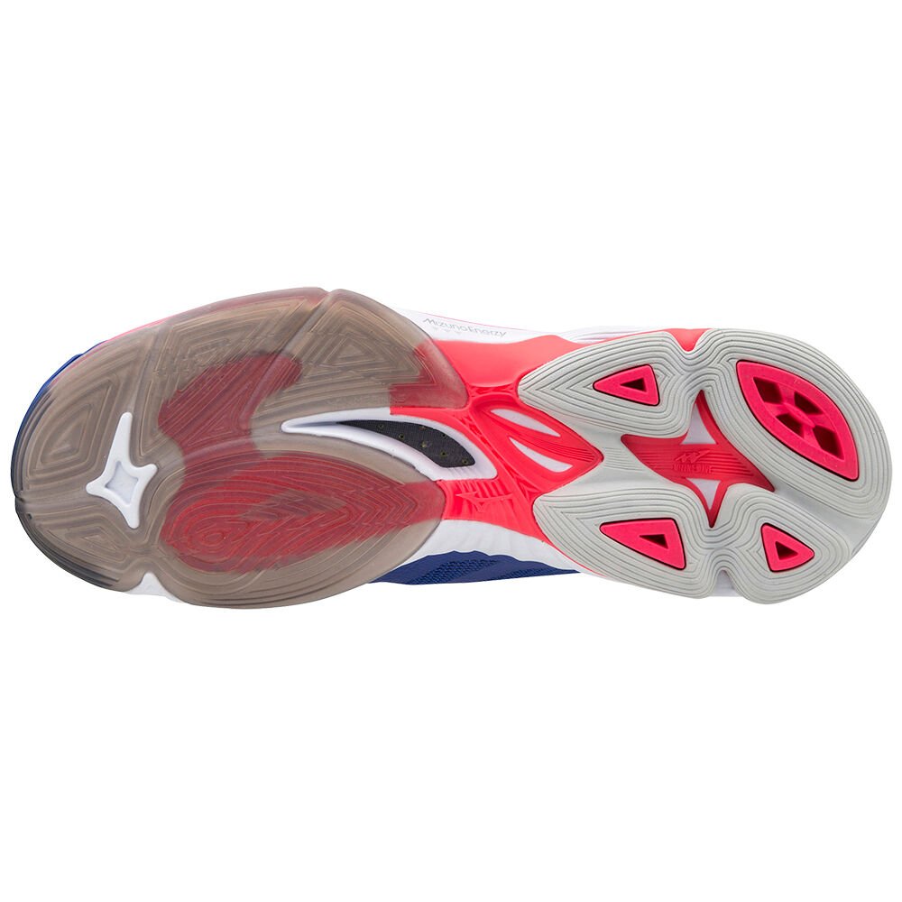 Mizuno Wave Lightning Neo Volleybollskor Dam Blå Rosa Silver | 036784KLE