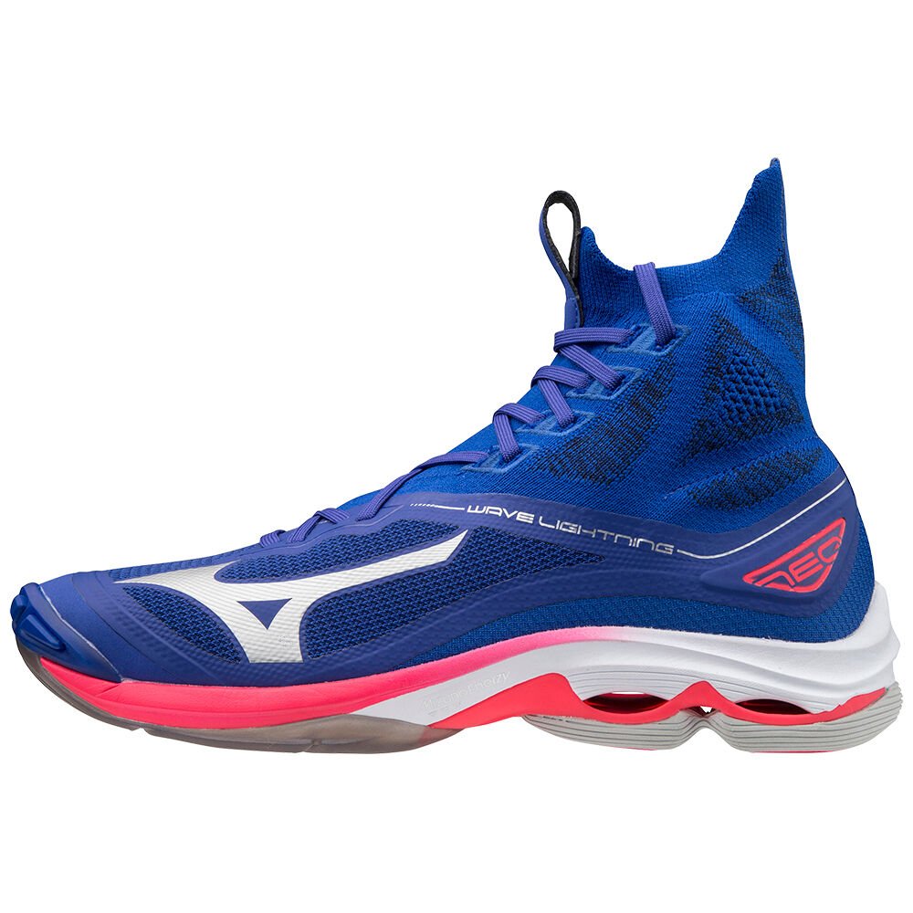 Mizuno Wave Lightning Neo Volleybollskor Dam Blå Rosa Silver | 036784KLE