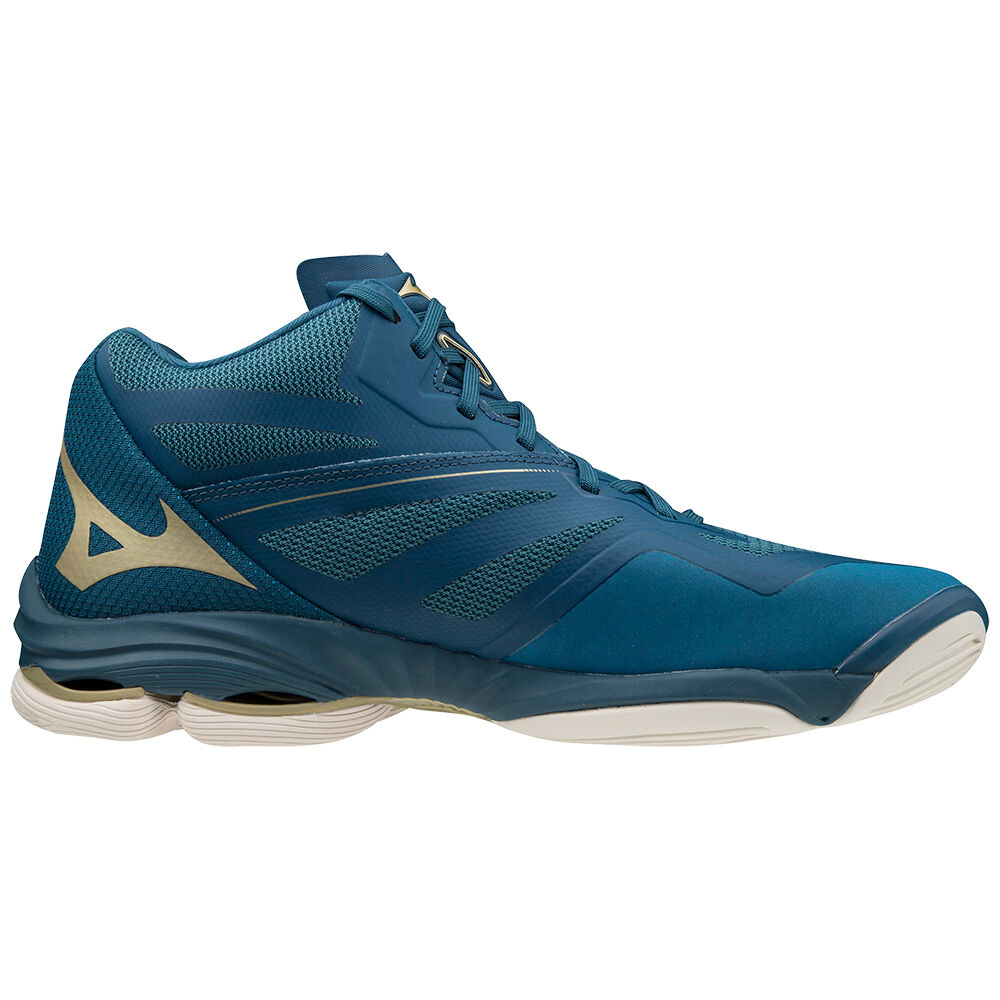 Mizuno Wave Lightning Z6 Mid Volleybollskor Herr Blå | 068271HBV