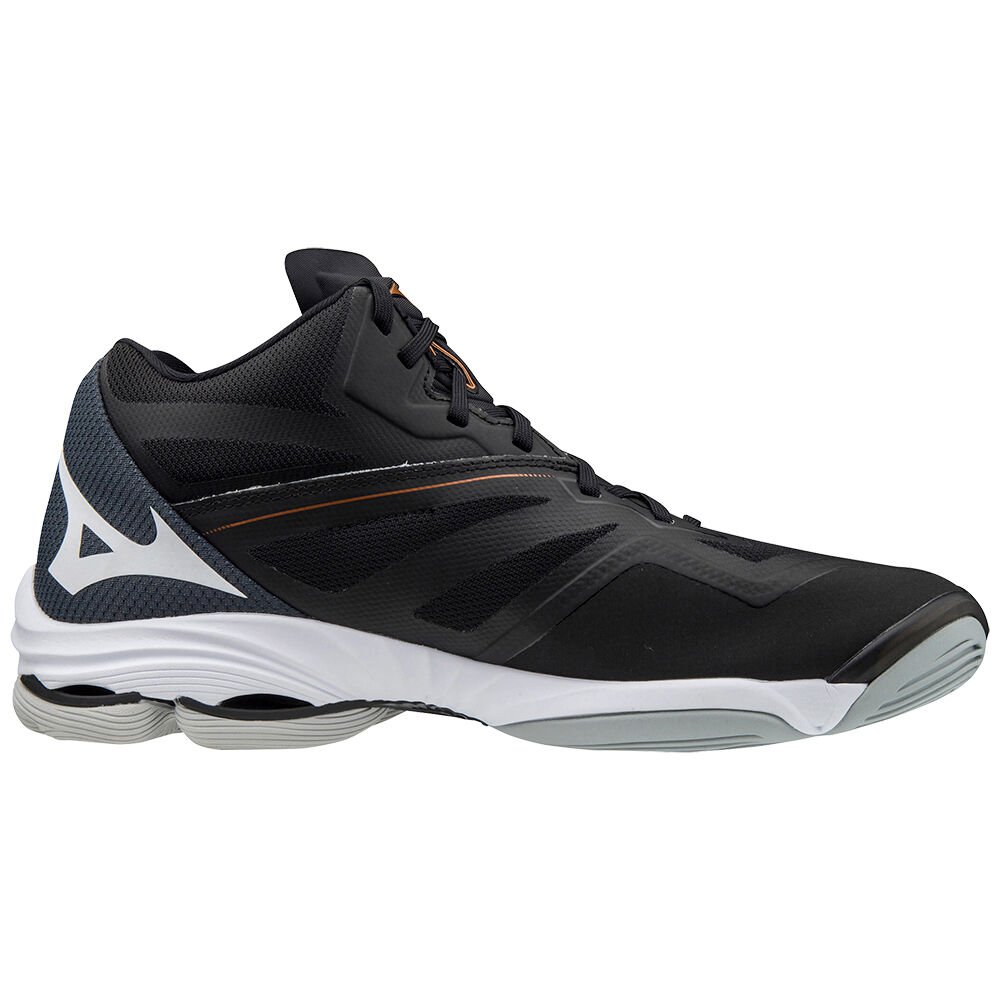 Mizuno Wave Lightning Z6 Mid Volleybollskor Dam Svarta Vita | 310942PZK