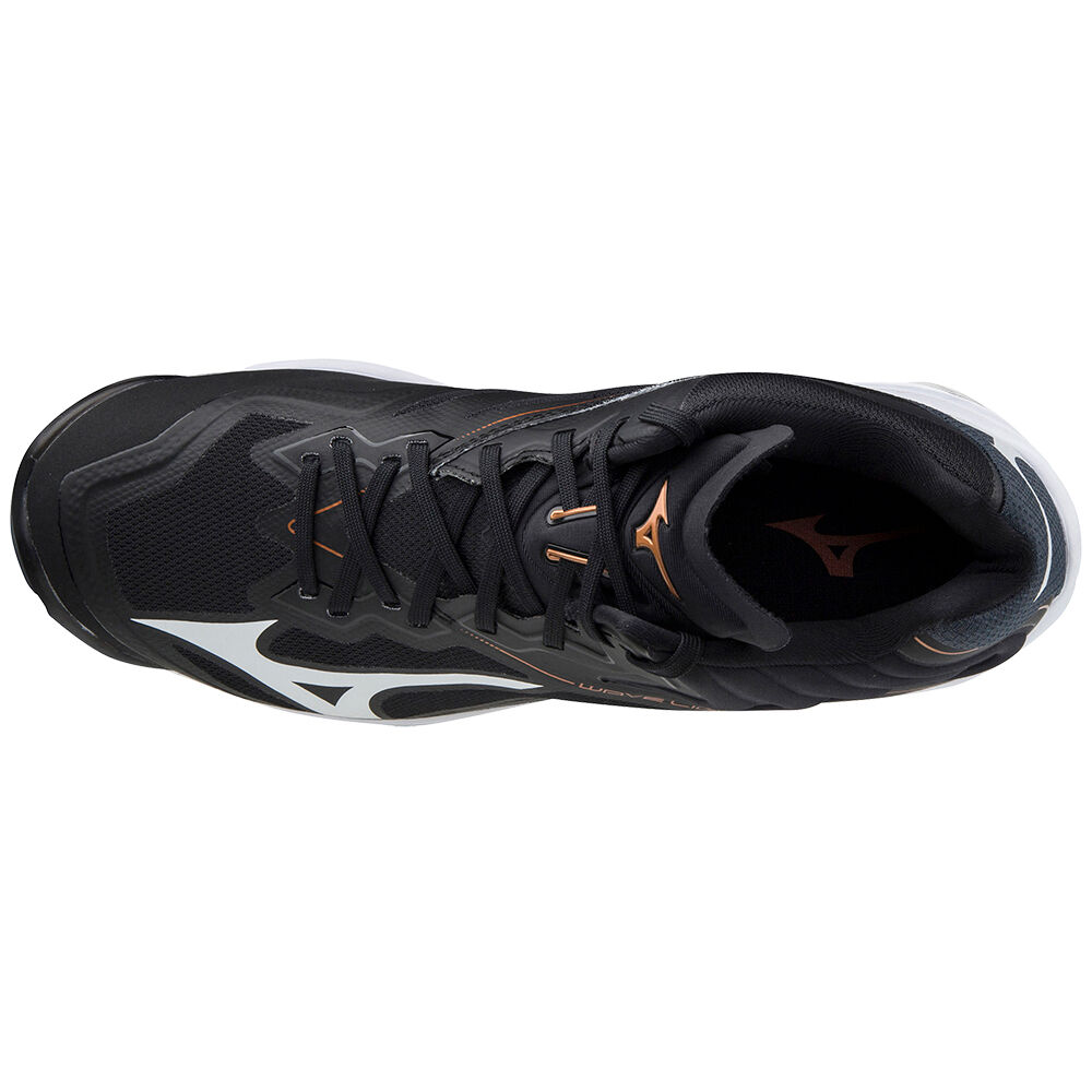 Mizuno Wave Lightning Z6 Mid Volleybollskor Herr Svarta Vita | 310956FCD