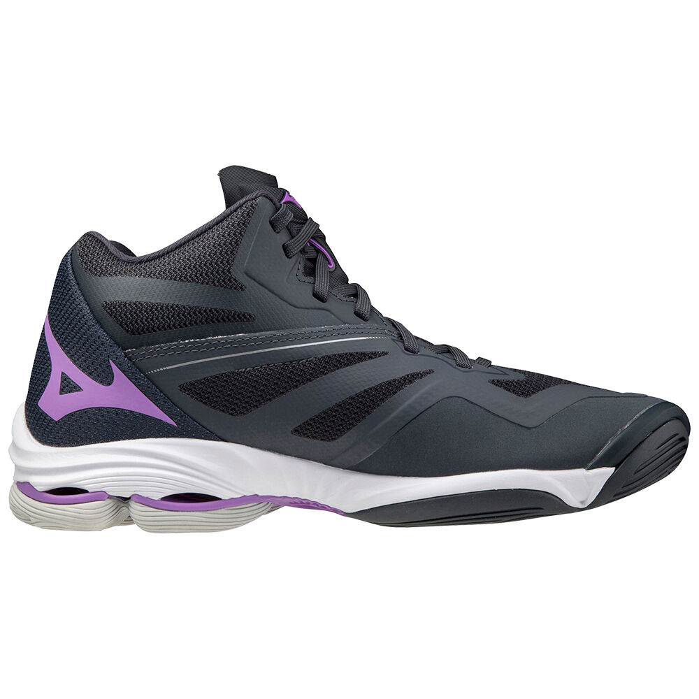 Mizuno Wave Lightning Z6 Mid Volleybollskor Dam Marinblå Korall | 357094IUC