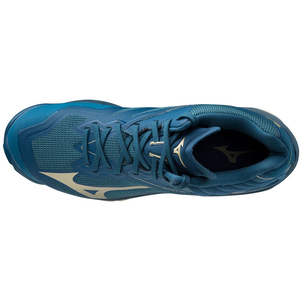 Mizuno Wave Lightning Z6 Mid Volleybollskor Dam Blå | 547980DAP