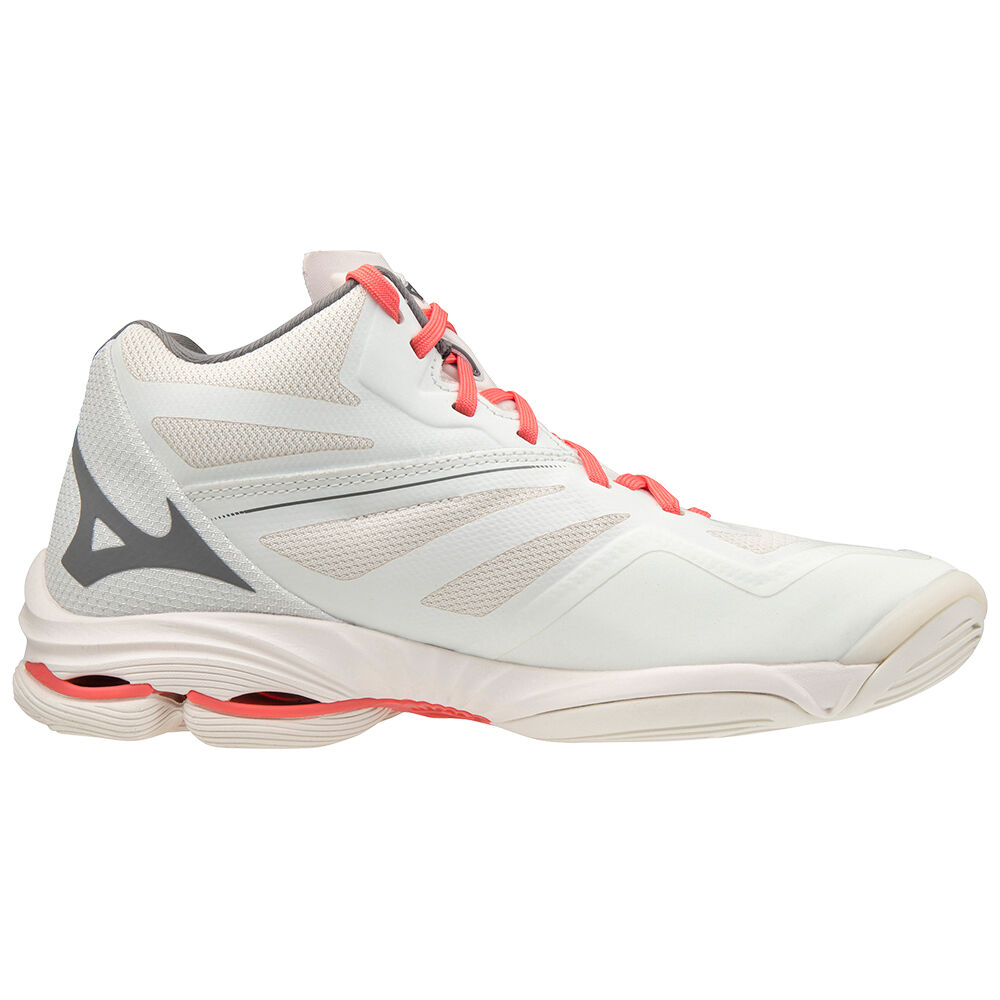 Mizuno Wave Lightning Z6 Mid Volleybollskor Dam Vita | 804253EYO