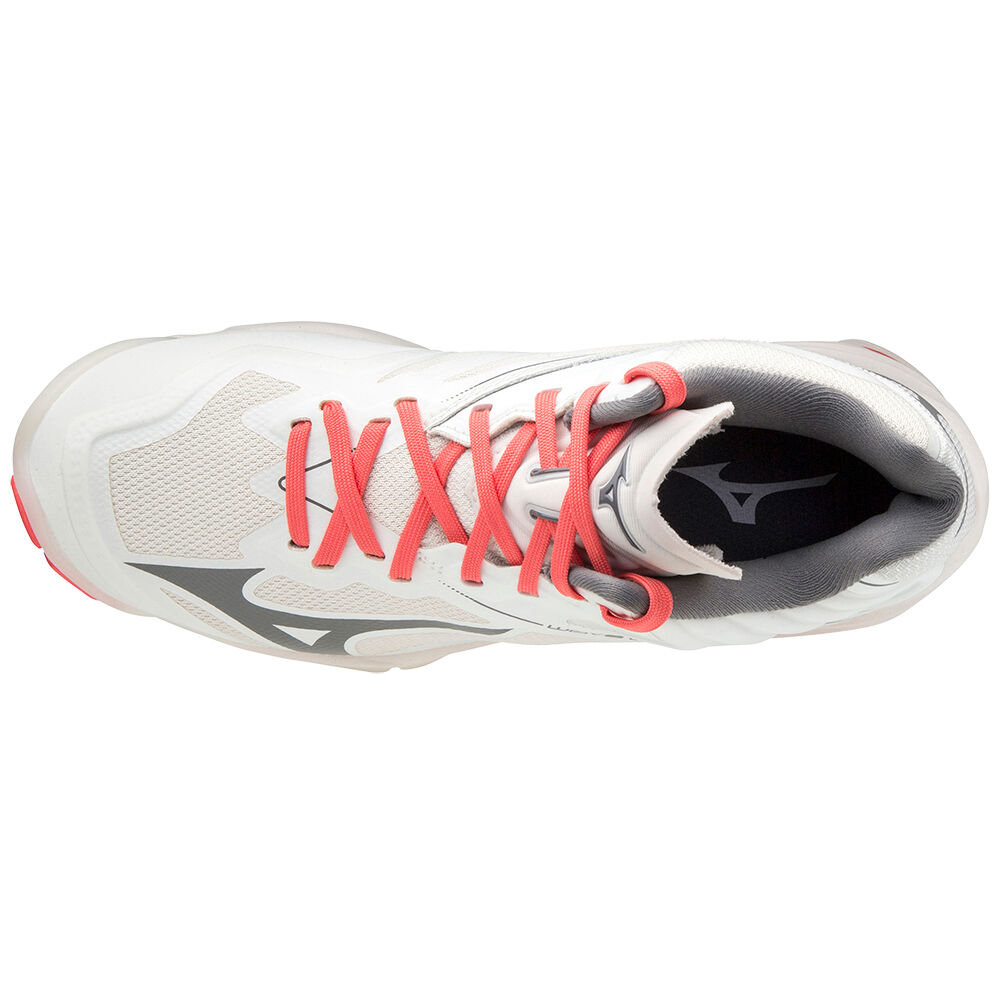 Mizuno Wave Lightning Z6 Mid Volleybollskor Dam Vita | 804253EYO